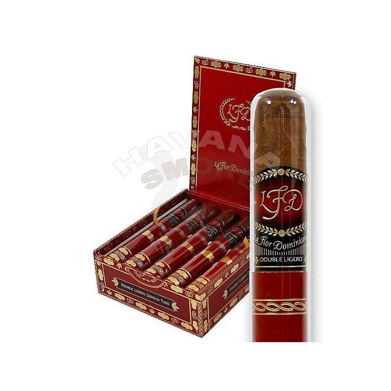 Купить La Flor Dominicana Double Ligero Corona Tubo