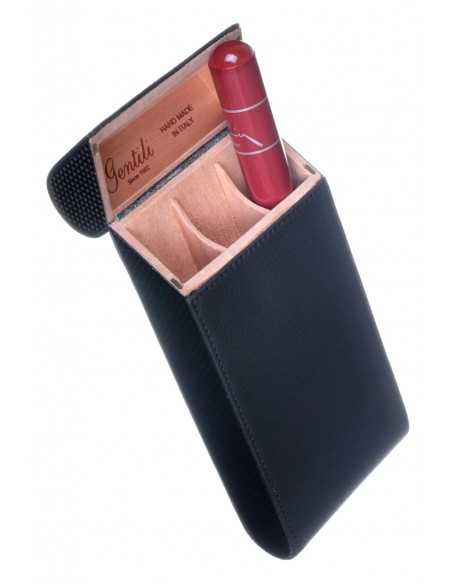 Чехол Gentili на 3 сигары SV3-Carbon-Vitello - купить в интернет-магазине Havana Smoke