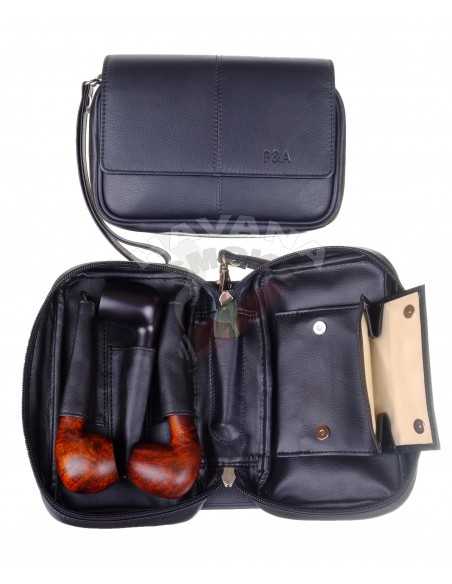 Сумка P&A для 3 трубок и табака 413-M - купить в интернет-магазине Havana Smoke