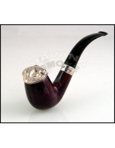             Трубка Dunhill Bulldog Pipe Bruyere/Silver DPZBULLDOGB - купить в интернет-магазине Havana Smoke