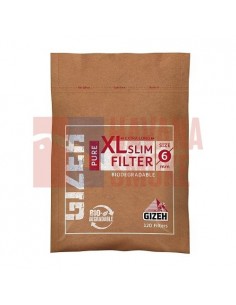 Сигаретные фильтры Gizeh Pure XL Slim - купить в интернет-магазине Havana Smoke