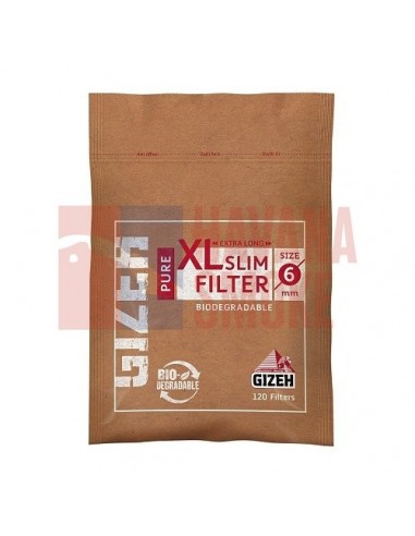 Сигаретные фильтры Gizeh Pure XL Slim - купить в интернет-магазине Havana Smoke