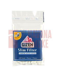 Сигаретные фильтры Gizeh Slim угольные - купить в интернет-магазине Havana Smoke