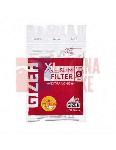 Сигаретные фильтры Gizeh Extra Slim 150 - купить в интернет-магазине Havana Smoke
