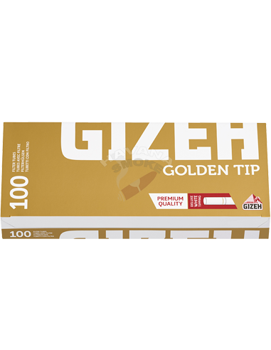 Сиагретные гильзы Gizeh Golden Tip 100 - купить в интернет-магазине Havana Smoke