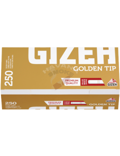 Сиагретные гильзы Gizeh Golden Tip 250 - купить в интернет-магазине Havana Smoke