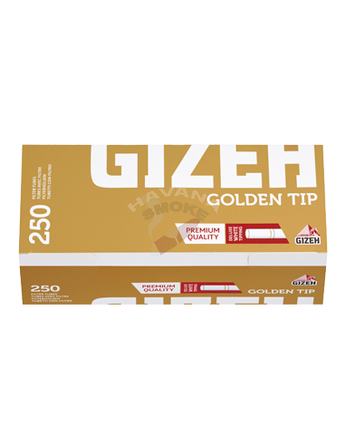 Сиагретные гильзы Gizeh Golden Tip 250 - купить в интернет-магазине Havana Smoke