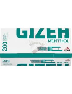 Сиагретные гильзы Gizeh Menthol 200 - купить в интернет-магазине Havana Smoke