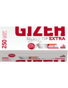Сиагретные гильзы Gizeh Silver Tip Extra 250 - купить в интернет-магазине Havana Smoke