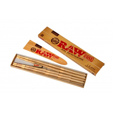 Купить Папиросная Бумага Raw Cone Lean 20CT