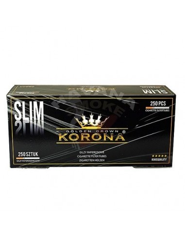 Сигаретные гильзы Korona - Slim (250 шт.) - купить в интернет-магазине Havana Smoke
