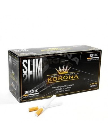 Сигаретные гильзы Korona - Slim (500 шт) - купить в интернет-магазине Havana Smoke