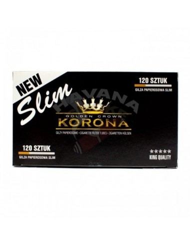 Сигаретные гильзы Korona Slim  (120 шт.) - купить в интернет-магазине Havana Smoke