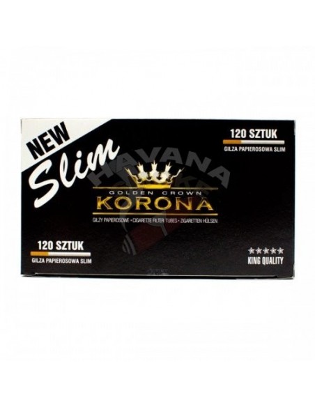 Сигаретные гильзы Korona Slim  (120 шт.) - купить в интернет-магазине Havana Smoke