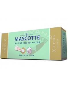 Сигаретные гильзы Mascotte  X-Long Gold 200 шт - купить в интернет-магазине Havana Smoke