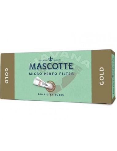 Сигаретные гильзы Mascotte Gold 200 шт - купить в интернет-магазине Havana Smoke