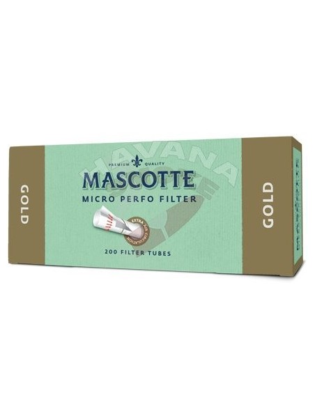 Сигаретные гильзы Mascotte Gold 200 шт - купить в интернет-магазине Havana Smoke