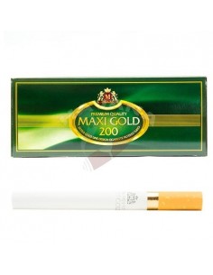 Сигаретные гильзы Maxi Gold (зеленые) - 200 шт. - купить в интернет-магазине Havana Smoke