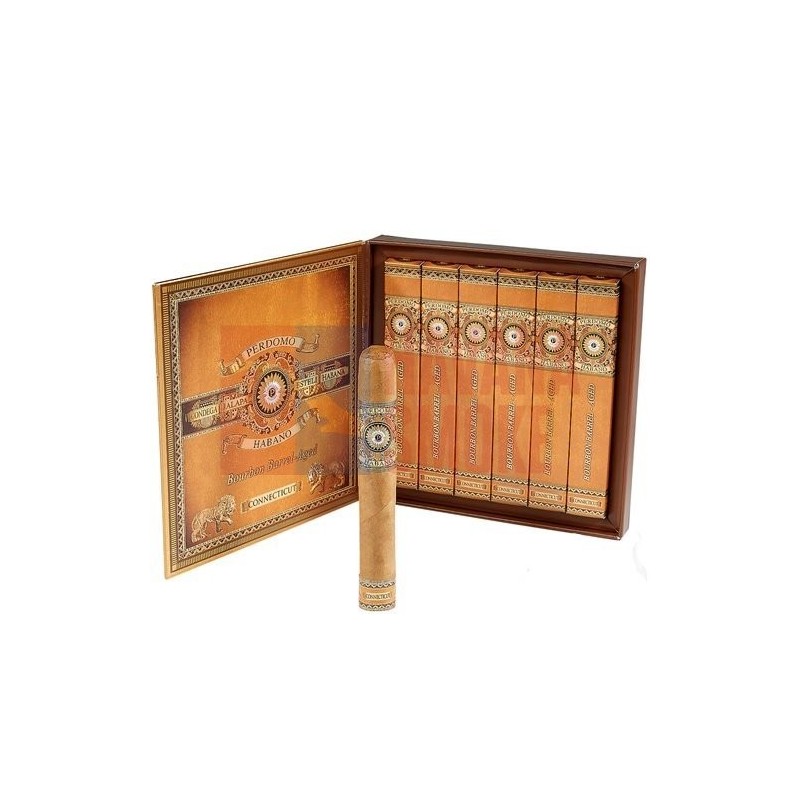 Купить Perdomo Habano Bourbon Barrel-Aged Connecticut Gift Set