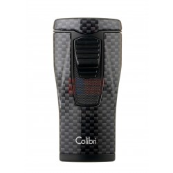 Купить Зажигалка сигарная Colibri Monaco, черный карбон LI880T10