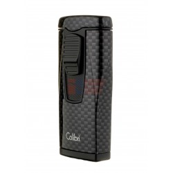 Купить Зажигалка сигарная Colibri Monaco, черный карбон LI880T10