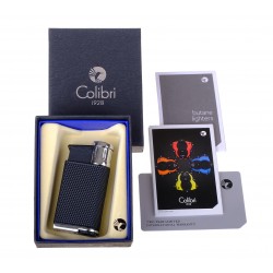 Купить Зажигалка сигарная Colibri Evo, черная-хром LI520C4