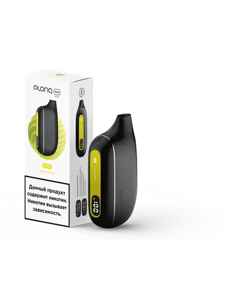 POD-система Plonq Max Smart - Лимон - Мята (8000 затяжек) - 2% - (1 шт.)