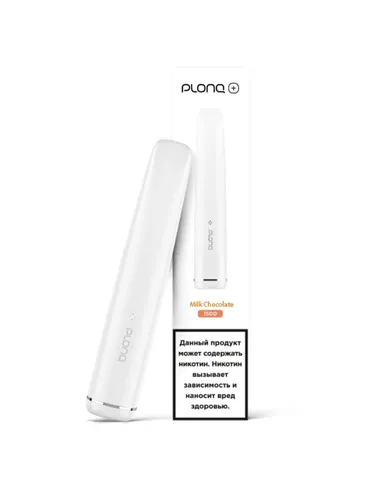 POD-система Plonq Plus - Молочный шоколад (1500 затяжек) - 2% - (1 шт.)