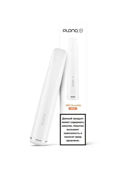 POD-система Plonq Plus - Молочный шоколад (1500 затяжек) - 2% - (1 шт.)
