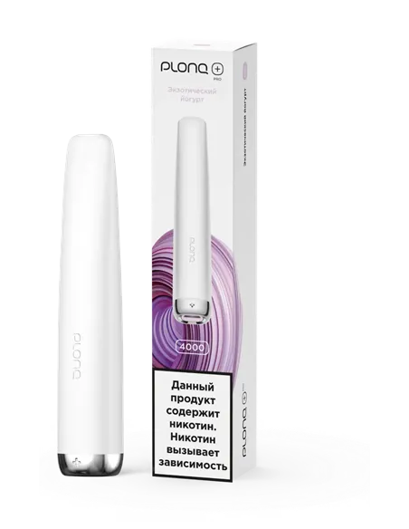 POD-система Plonq Plus Pro - Экзотический йогурт (4000 затяжек) - 2% - (1 шт.)