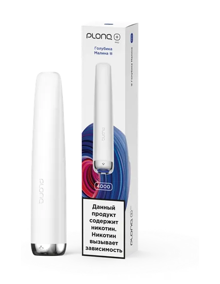 POD-система Plonq Plus Pro - Голубика - Малина (4000 затяжек) - 2% - (1 шт.)