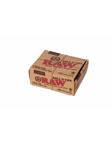 Папиросная Бумага Raw Masterpiece (roll & tips) - купить в интернет-магазине Havana Smoke