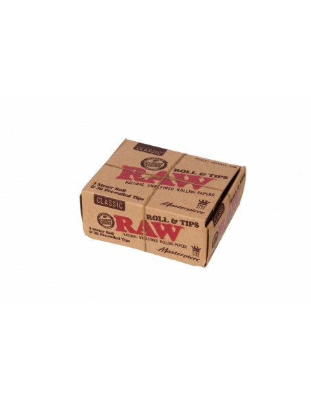 Папиросная Бумага Raw Masterpiece (roll & tips) - купить в интернет-магазине Havana Smoke