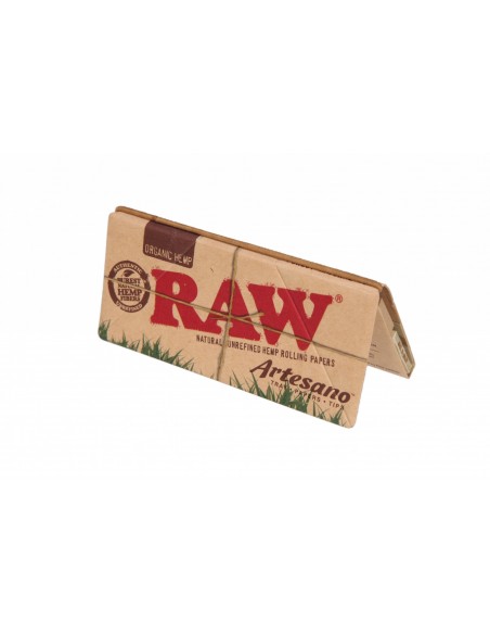 Папиросная Бумага Raw ORGANIC Artesano KS SLIM + Tips - купить в интернет-магазине Havana Smoke