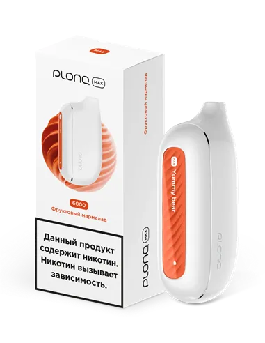 POD-система Plonq Max - Фруктовый мармелад (6000 затяжек) - 2% - (1 шт.)