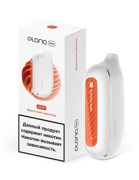 POD-система Plonq Max - Фруктовый мармелад (6000 затяжек) - 2% - (1 шт.)