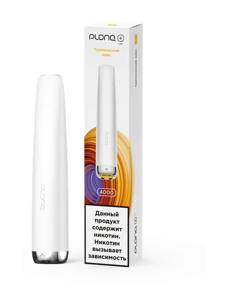 POD-система Plonq Plus Pro - Тропический микс (4000 затяжек) - 2% - (1 шт.)