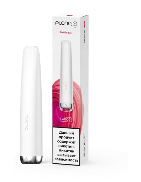 POD-система Plonq Plus Pro - Баббл гам (4000 затяжек) - 2% - (1 шт.)