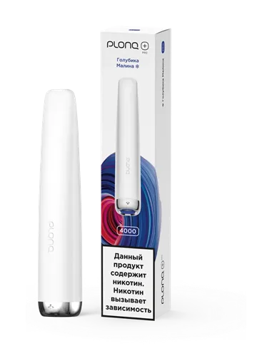 POD-система Plonq Plus Pro - Голубика - Малина (4000 затяжек) - 2% - (1 шт.)