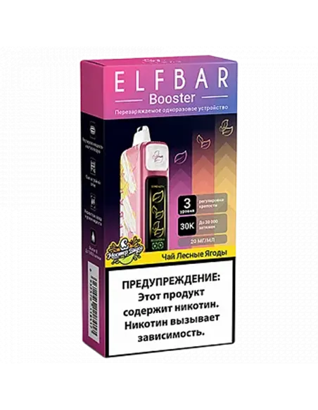 POD система Elf Bar - Booster 30.000 - Чай - Лесные ягоды - 2% - (1 шт.)