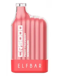 Электронная сигарета ELFBAR CR5000 Персик клубника арбуз 
