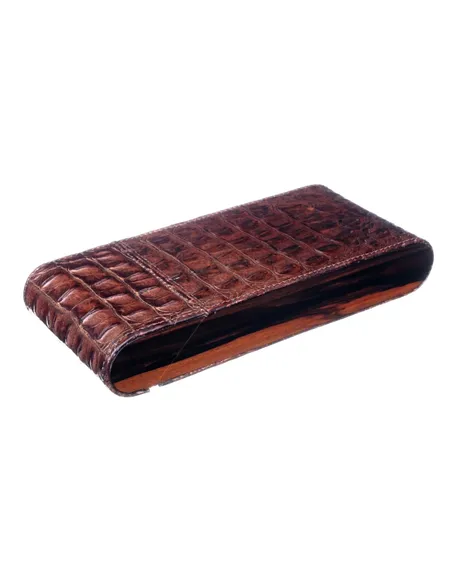 Чехол Gentili на 3 сигары SV3-Ebony-Croco