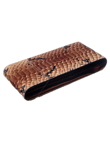 Чехол Gentili на 3 сигары SV3-Ebony-Pitone