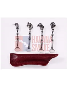 Тампер трубочный Lubinski "Животные", Серебро FP105