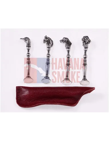 Тампер трубочный Lubinski "Животные", Серебро FP105