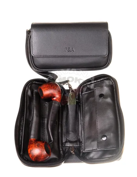 Сумка P&A для 2 трубок и табака 414-P