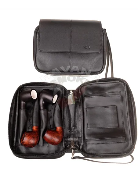 Сумка P&A для 4 трубок и табака 418-P