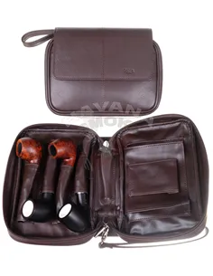 Сумка P&A для 4 трубок и табака 418-M