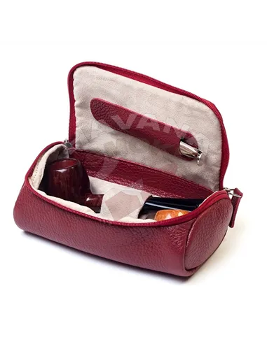 Сумка для 2-х трубок Savinelli T671 RED