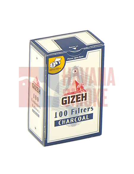Сигаретные фильтры Gizeh угольные 8 мм.